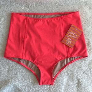 Kortni jean high waisted  swim bottoms
